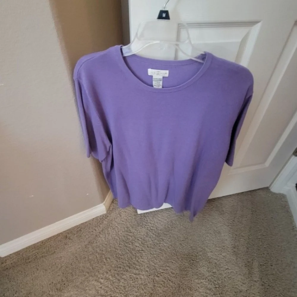 2 Pc. Lavender Cardigan Sweater - Picture 2 of 5